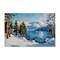 Stupell Industries Winter Mountain Lake Canvas, design by Petal Prints Design